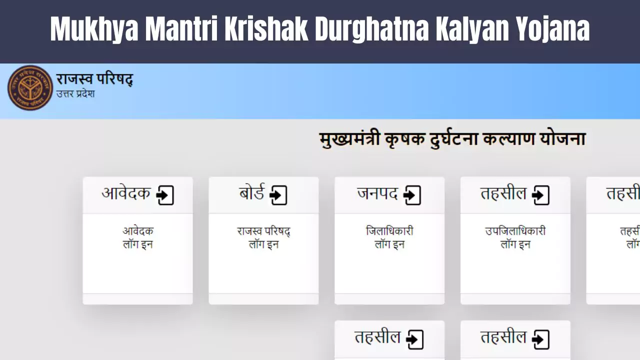 Mukhya Mantri Krishak Durghatna Kalyan Yojana, Agricultural Welfare Schemes,